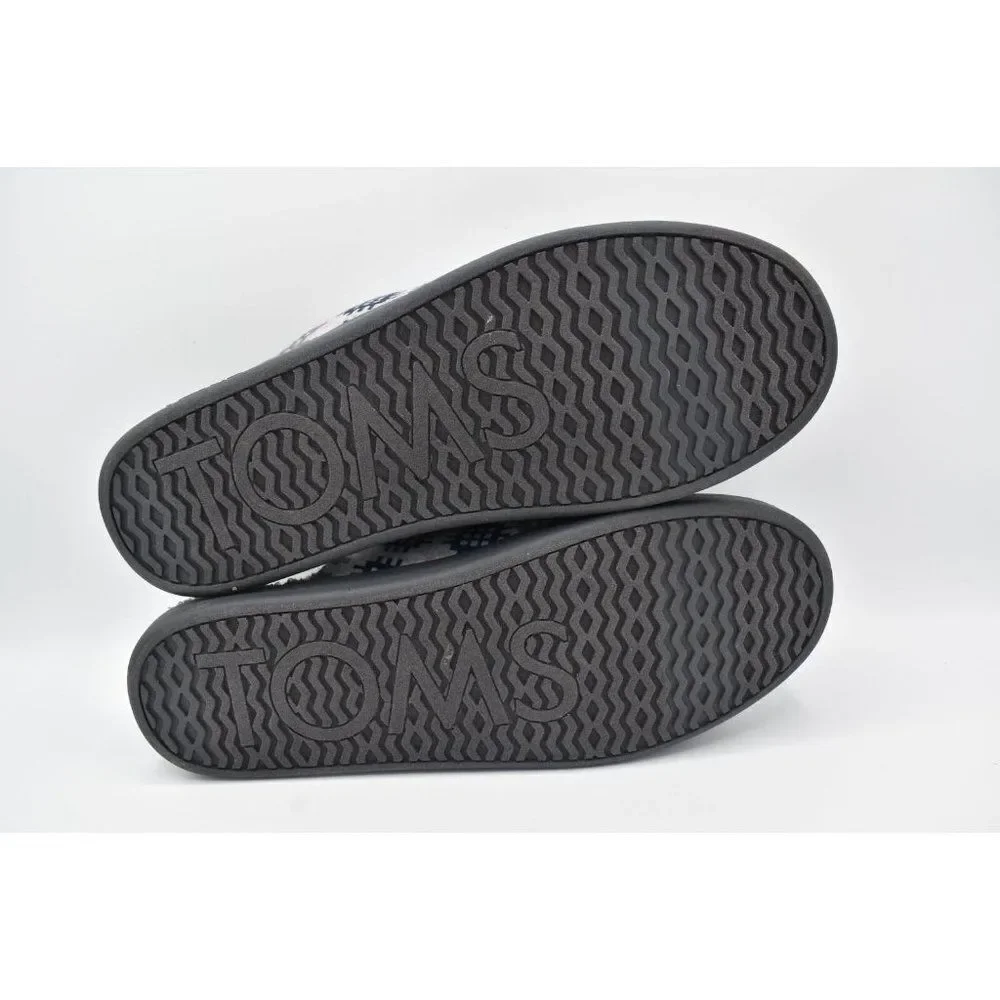 Toms Mens 10.5 Harbor Frost Grey Snowdon Repreve Two Tone Felt Slip On Slippers‎
